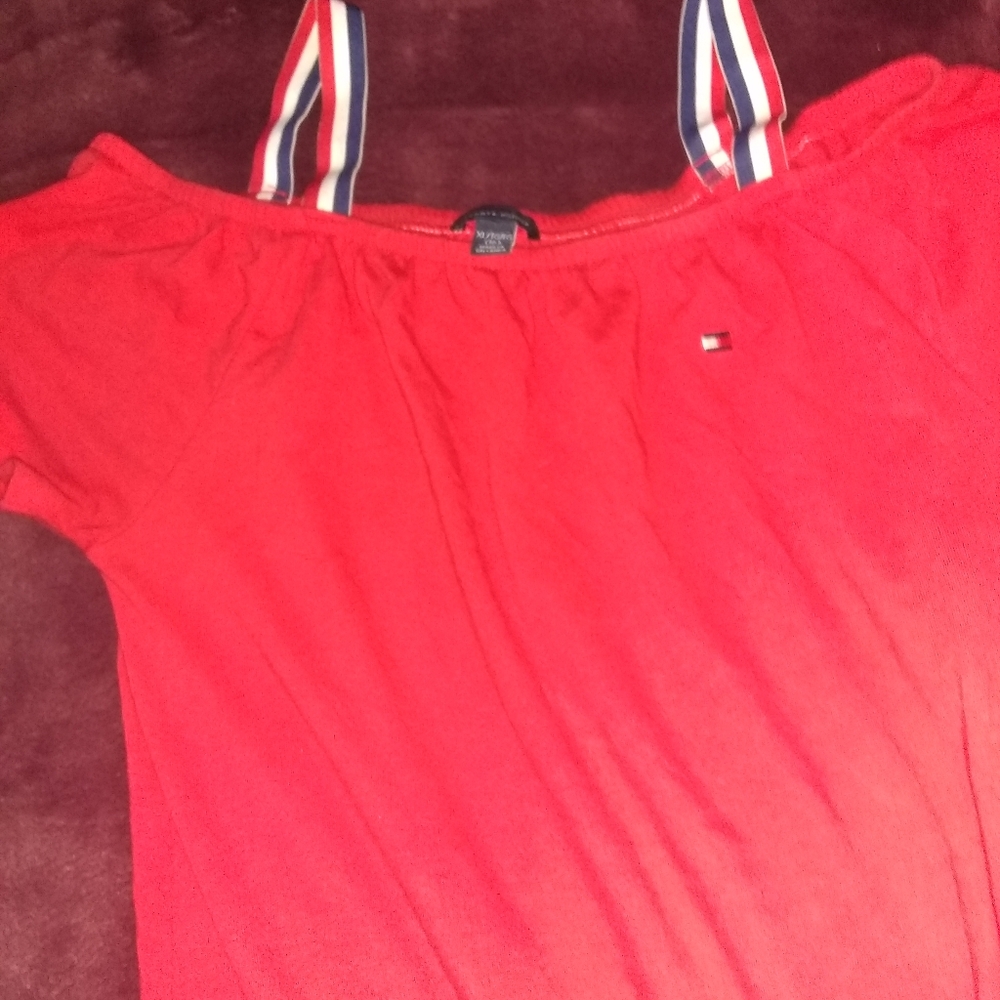 A Red Tommy Hilfiger Dress like shorts